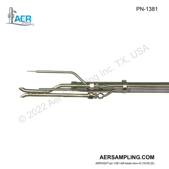 Aer Sampling product image PN-1381 6 ft Prove Sheath viewed from left head
