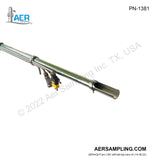 Aer Sampling product image PN-1381 6 ft Prove Sheath viewed from left tail top